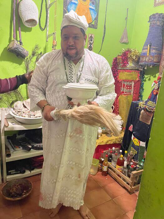 Yalorixá Angelina e Babalorixá Wagner